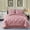 Pink, variant on HAOK Twin Bed in a Bag Set 6 Piece-Pinch Pleat Down Alternative Comforter Set,Navy