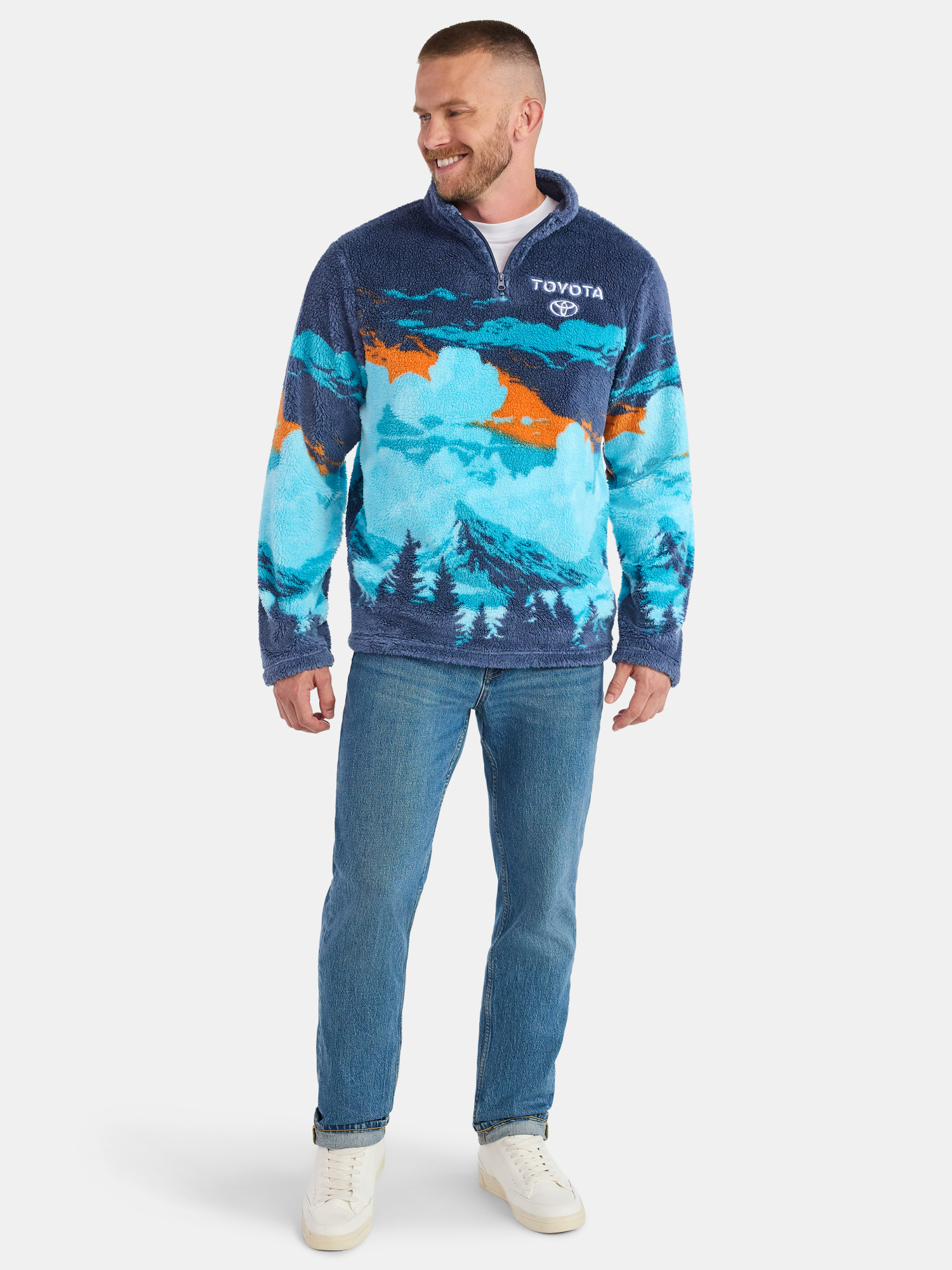 Toyota, Men's & Big Men's Fleece Scenic Jacket, Sizes S-3XL