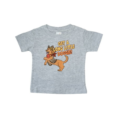 

Inktastic Get a Long Little Doggie Cute Dachshund Sheriff Gift Baby Boy or Baby Girl T-Shirt