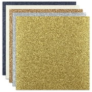 Etc Papers Non-Shed Glitter Cardstock 12"X12" 10/Pkg-Metallics