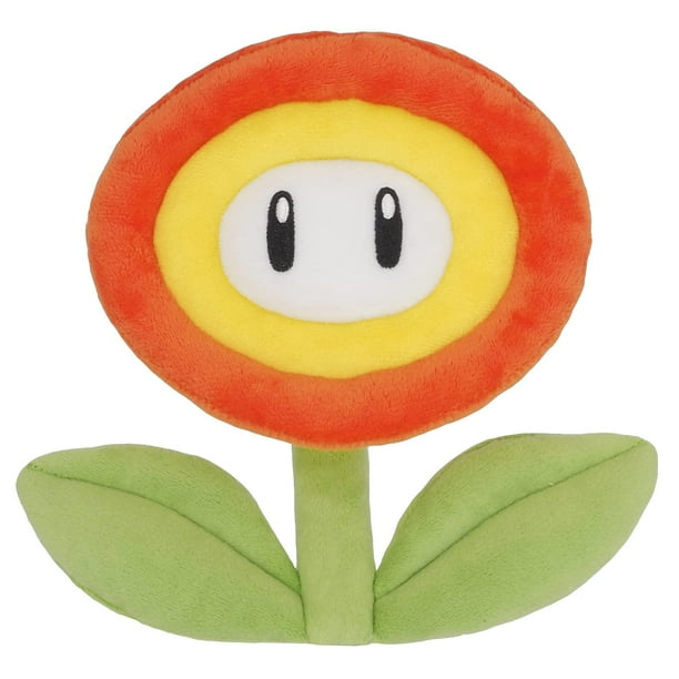 Peluche Little Buddy Super Mario All Star Fire Flower de 7 pulgadas