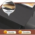 thumbnail image 4 of SEEKOL 3 Drawer File Cabinet with Lock, Small Rolling Filing Cabinet Under Desk, Wood Office Drawers Fits Letter/Legal/A4 Size Folders, Black, 4 of 9
