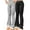 Black1, variant on Posijego 2 Pack Flare Pants for Women High Waisted Stretchy Bootcut Leggings Solid Color Bell Bottom Sweatpants