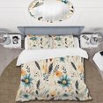thumbnail image 2 of DESIGN ART Designart "Tribal Oasis Boho Pattern" Beige Bohemian - Bedding Set With Shams King, 2 of 5