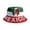 Red, variant on ELFINDEA Mexico Reversible Bucket Hat Double Sided Fisherman Hat Sun Protection Travel Hat for Men Women Summer