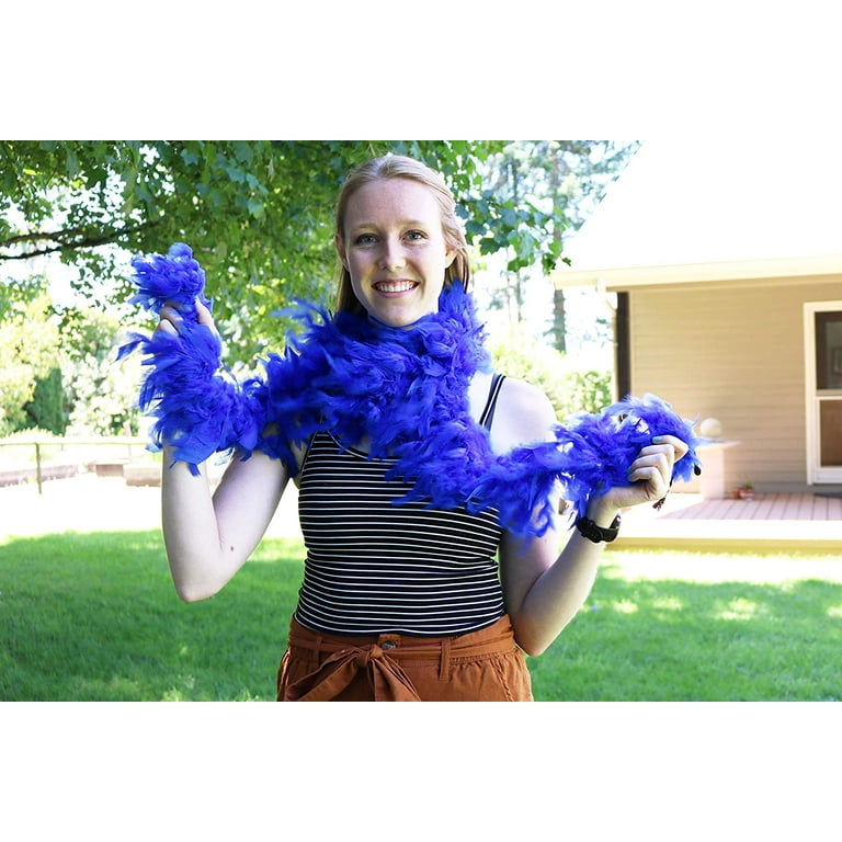 Ultimate Party Christmas Feather Boas - 6 Pack of 6 Feet Long Boas with Vibrant Colorful Feathers - Great for Costumes, Christmas Outfits Decorations, and Party