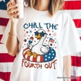 thumbnail image 2 of Chill The Fourth Out Goose T-Shirt, Funny Patriotic 4th of July Tee, 2 of 5