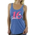 thumbnail image 1 of Awkward Styles Sweet 16 Princess Racerback Tank Top for Ladies Pink Sweet Sixteen Racerback Tanks for Girls Birthday Girl Shirt Birthday Gifts for Teens I am 16 T-Shirt for Her Sweet 16 Party Clothing, 1 of 4