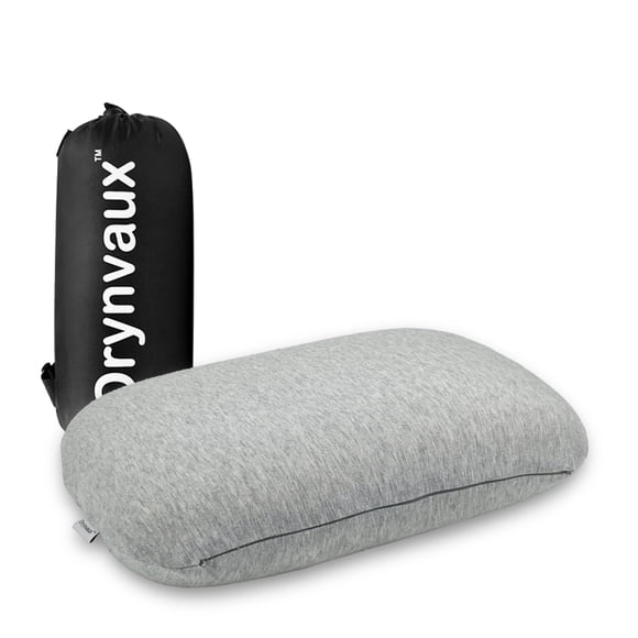 Almohada de camping Orynvaux de espuma viscoelástica, ligera y portátil