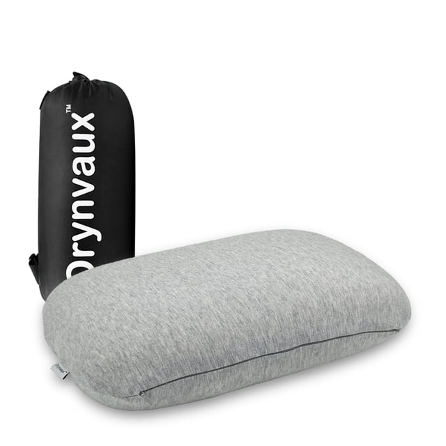 Almohada de camping Orynvaux de espuma viscoelástica, ligera y portátil