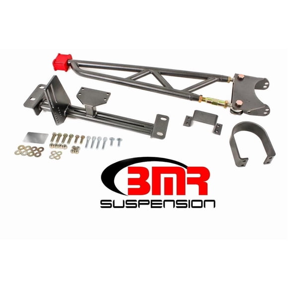 BMR Suspension Bras de Couple TA011H à Boulon; Pierre Marteau Noire; Buisson en Acier/polyuréthane; Tube en Acier Domestique 1,25 X 0,120 Pouce