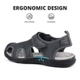 thumbnail image 4 of OutPro Men's Hiking Sandals Breathble Mesh Sandals Adjustable Athletic Sandals Summer Casual Shoes Outdoor, 4 of 9