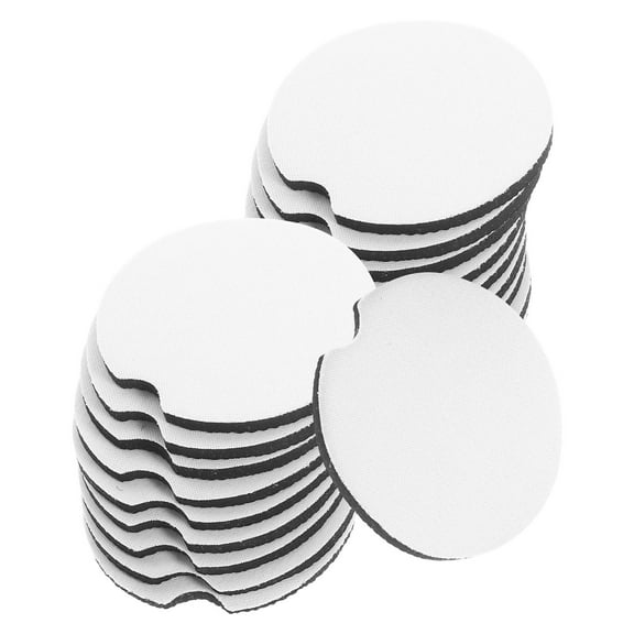 20 Pcs Coaster Coasters Gifts Sublimation Blanks Ceramic for DIY Heat Transfer Drinks Crafts Coffee Table Decor