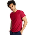 thumbnail image 1 of Hanes Mens X-Temp Crewneck Short-Sleeve T-Shirt 2-Pack, XL, Deep Red, 1 of 1