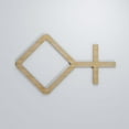 thumbnail image 5 of Ekena Millwork 12 1/4"W x 7 3/8"H x 1/4"T Extra Small Cameron Decorative Fretwork Wood Wall Panels, Hickory, 5 of 13