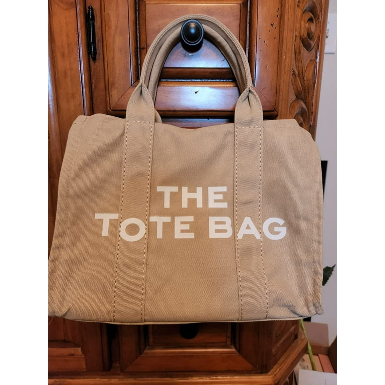 The Tote Bags for Women The Tote Bag Dupe Canvas Trendy Handbag Tote Purse  with Zipper Canvas Crossbody Bag
