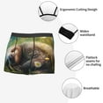 thumbnail image 6 of Daiia Daisy Sleeping Sloth Men's Underwear Boxer Briefs, Cotton Stretch Moisture-Wicking Underwear-Small, 6 of 9