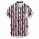 thumbnail image 2 of Ceisia Fashion Unisex Men Women Casual Short Sleeve Printed Turndown Collar Button Gift Shirt, 2 of 6