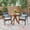 Teak/Multi Brown, variant on Duke Outdoor 3 Piece Acacia Wood and Wicker Bistro Set with Cushions, Gray, Gray