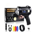 thumbnail image 2 of "Rechargeable Spotlight,  Super Bright Spotlight Flashlight, Long Running Spot Light Searchlight, Outdoor Handheld LED Flashlight High Lumens with Solar Panels for Hunting Camping Boat ", 2 of 13