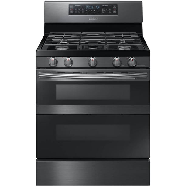 Samsung NX58M6850SG 5.8 Cu. Ft. Black Stainless Gas Range