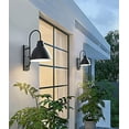 thumbnail image 4 of FSLiving Waterproof Outdoor Patio Wall Sconce 5.9Ft UL Plug-in Button Waterproof Cord E26 Base Black Metal Wall Lighting Retro Industrial Lamp for Fence Front Door Garden Yard (No Bulb) - 1 Light, 4 of 5