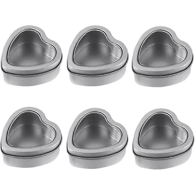 Jinyi Case Bridal C Candies, Tins Favor Metal Lids Silver Ma, Iron For Clear S Sd Lid Snack Can Favors Ie S