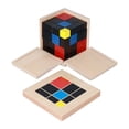 thumbnail image 1 of Mathematics Trinomial Toys, Bright Color Hinge Connection Easy Store Trinomial Block Toys  For Early Education For Kids Trinomial, 1 of 8