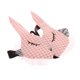 thumbnail image 2 of Orejas de conejo de tela novedosas, divertidas, cómodas y adorables para niños, ideales para Pascua. Rosa con ribete de encaje, 2 of 9