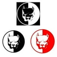 thumbnail image 4 of kurtrusly Reflective Dog Car Sticker Motorcycle Car Decal 3D Car Stickers Wrap Replacement for BMW Stickers Decoration, 4 of 6
