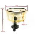 thumbnail image 3 of iFJF R12t Nylon Water Bowl of Fuel Filter/Water Separator 120AT NPT ZG1/4-19 fit Diesel Engine S3240 18-7947, 3 of 5