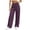 Purple, variant on JOANKDMI Athletic Pants for Women Stretchy Tummy Control Butt Lifting High Waisted Elastic Waist Straight Leg Bottoms Sports Gym Active Yoga Trousers with Pockets