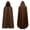 Brown, variant on Halloween Medieval Costume for Women Renaissance Cloak with Hood Velvet Hobbit Cosplay Cape