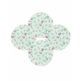thumbnail image 7 of 15 Inch Round Placemats Set of 4, Easter Non Slip Heat Insulation PP Table Mats, Spring Colorful Eggs Tulip Flowers Leaf Plant Green Washable Place Mats for Kitchen Dining Party Table Decor, 7 of 7