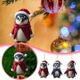 thumbnail image 2 of TIELUTT Christmas Penguin Car Hanging Home Tree Pendant Hanging Decorations from Ceiling Living Room Bead Garland 15 Christmas Display Hanging Ribbon Christmas Glass Garland Clear for Crafts Bulk, 2 of 8