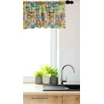 thumbnail image 3 of Ambesonne Animals Window Valance, Cartoon Wildlife, 54" X 18", Multicolor, 3 of 3