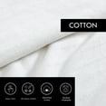 thumbnail image 5 of Vera Wang Blanket Designer Cotton Bedding, Medium Weight Home Decor for All Seasons, King, All Over Rib White, 5 of 8