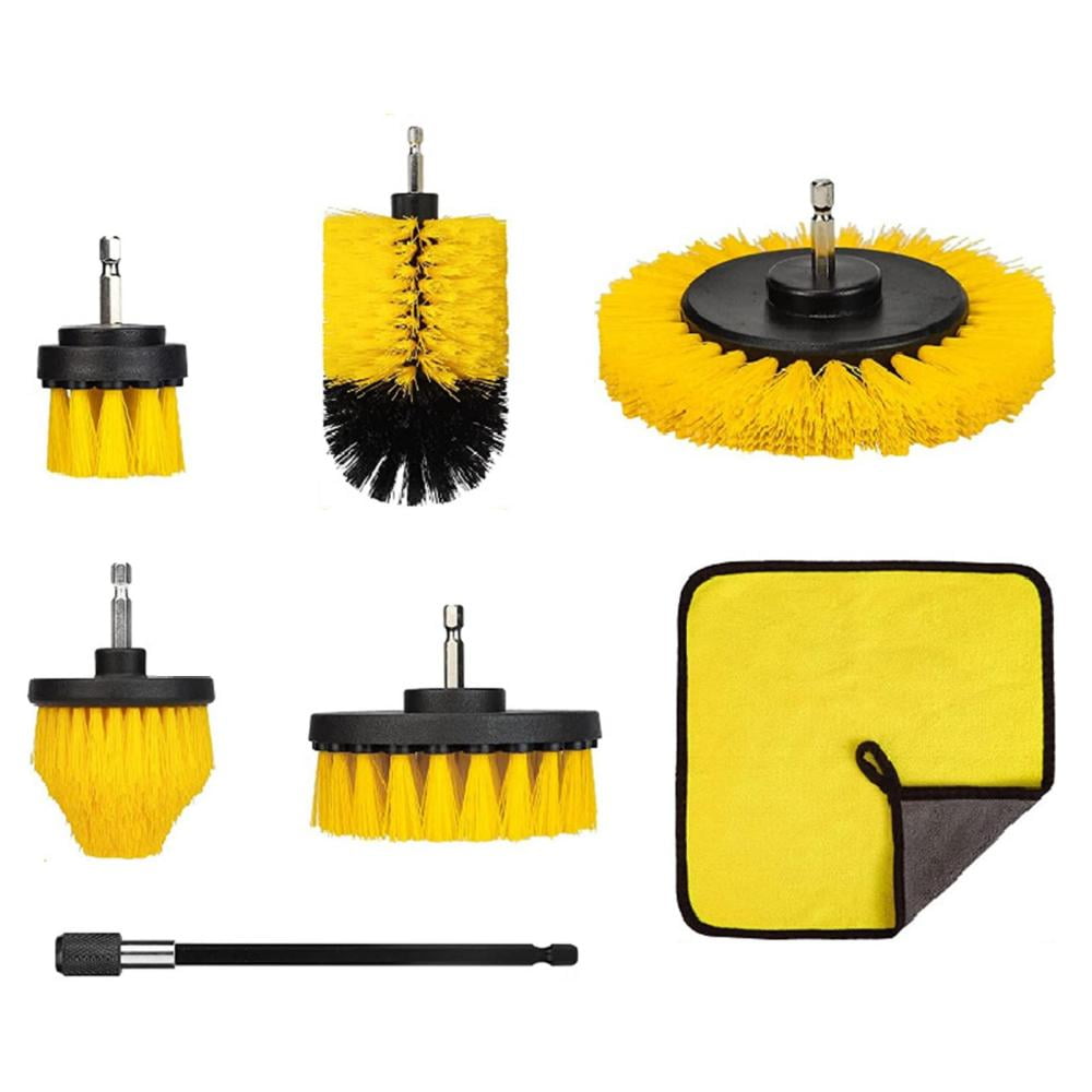 Drill Brush Set 7 Pieces Power Scrubber Cleaning Brush Drill
