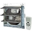 thumbnail image 1 of iLiving 12 Inch Smart Remote Shutter Exhaust Fan with Thermostat, Humidistat, Variable Speed, Timer, Wall Mounted, 12, 1 of 6