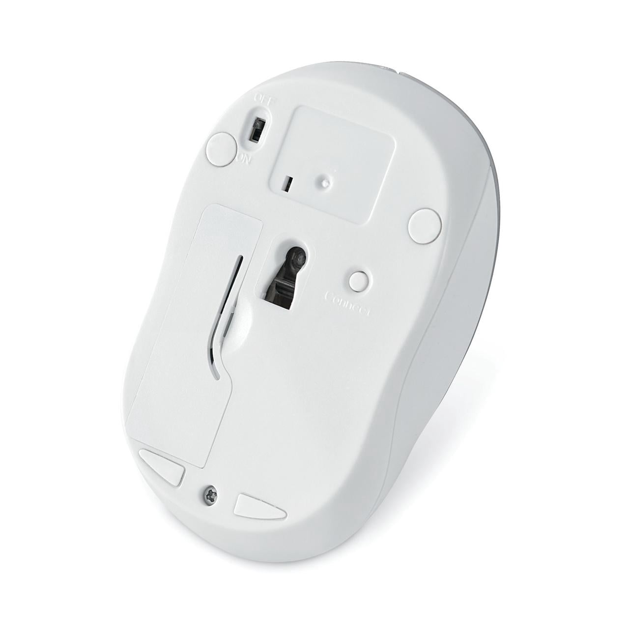 Verbatim Cordless Blue-LED Silent Computer Mouse, Ergonomic, 3 Buttons, 2.4 GHz (Silver)