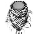 thumbnail image 1 of Árabe Shemagh Keffiyeh Army Tactical Palestina Bufanda Chal Kafiya Wrap - Blanco y negro Kuyhfg Bienvenido a Kuyhfg, 1 of 3