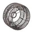 thumbnail image 3 of Esquirla Rope Iron Frame Pendant Lamp Shade Cover DIY Replacement for Cafe Restaurant 22x11cm, 3 of 8