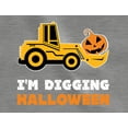 thumbnail image 3 of Tstars Boys Unisex Halloween Party Shirt I'm Digging Halloween Pumpkin Tractor Birthday Gift Day of the Dead Spooky Trick or Treat Funny Humor Gifts 3-4 Sleeve Baseball Jersey Toddler Shirt, 3 of 7