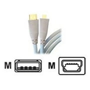 Accell Green Cables - USB cable - USB (M) to mini-USB Type B (M) - USB 2.0 - 6 ft - molded