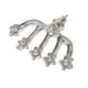 thumbnail image 2 of 1 par de mujeres encantadoras de cristal en apariencia de estrella para los oídos Pin Wrap pendientes brazalete de la joyería Fernando Zarcillos, 2 of 8