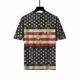 thumbnail image 5 of Tops de mujer Moda Casual Blusa suelta Bandera del Día de la Independencia Impresión de cuello redondo Camiseta Camisas Blusa Camiseta estampada Pompotops hfajkhk129814, 5 of 9