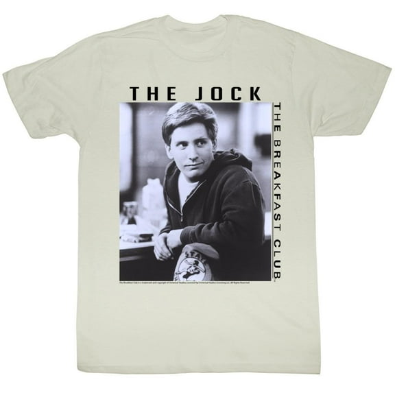 Breakfast Club The Jock Natural Adult T-Shirt