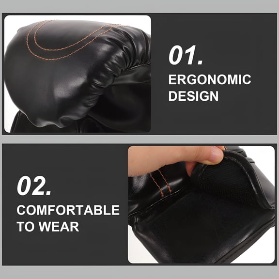 BESTSKY 1 Pair of Boxing Gloves Training Spar Gloves Protect Boxing Gloves Accessories