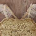 thumbnail image 6 of Mercatoo Infant Baby Girls Sequins Ruffle Romper Tutu Dress Summer Fly Sleeves Princess Birthday Party Tulle Dresses, 6 of 6