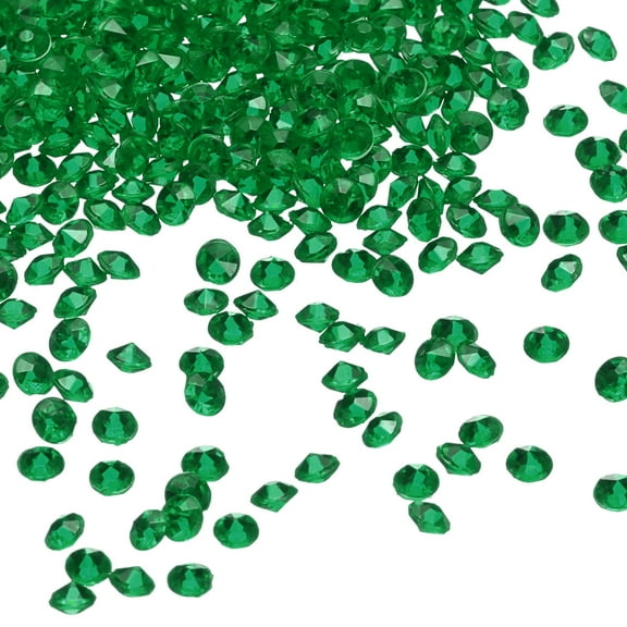 10000Pcs Wedding Table Scatter Confetti for Crafts,Table Centerpiece Decor, Bridal Shower Parties (Dark Green, 3mm)